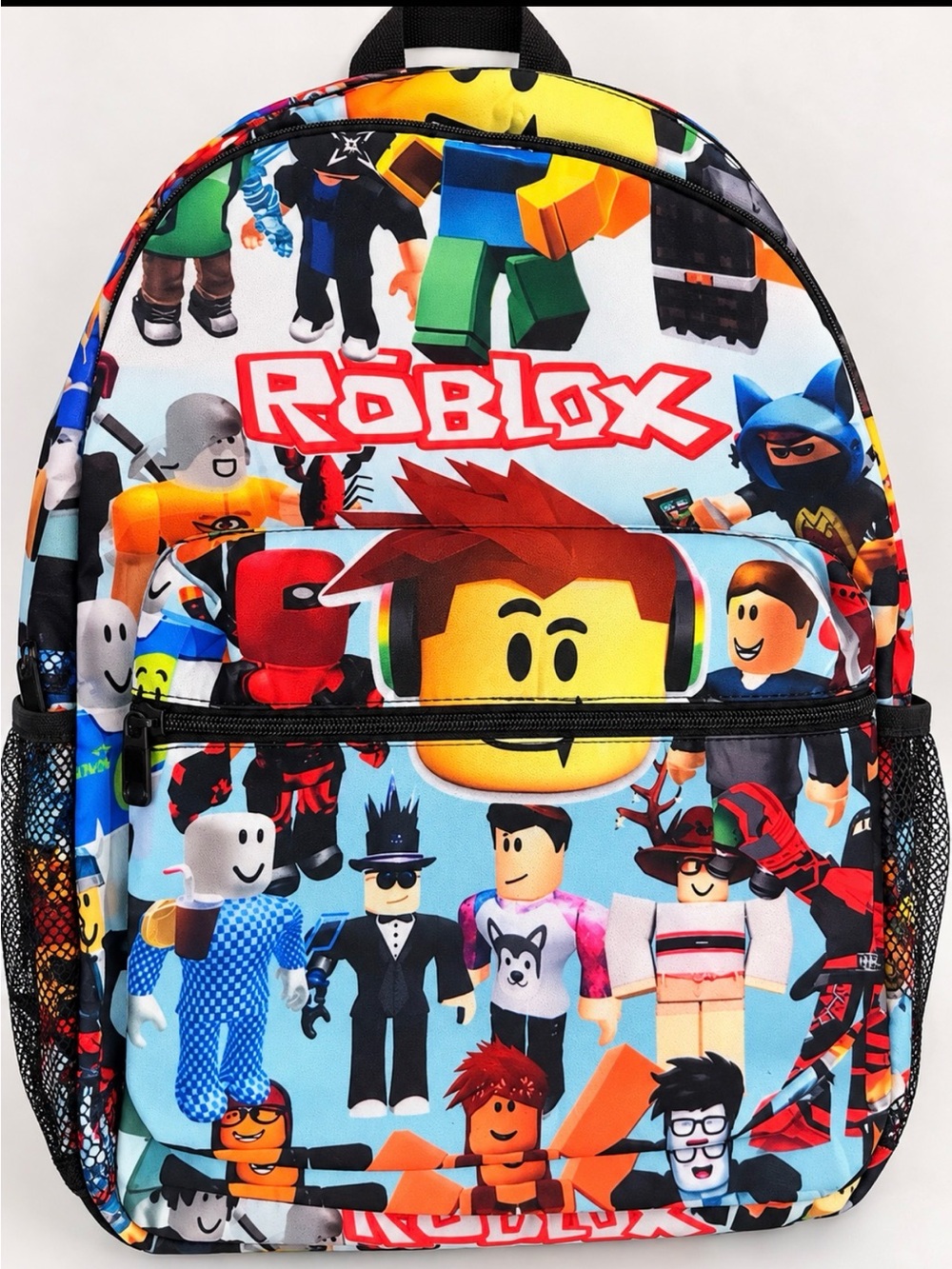 NWT Roblox Kids Backpack in Blue Multicolor by Roblox 5 to 11 Standard size